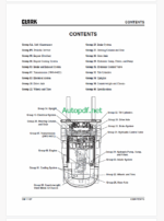 Clark C60, C70, C75, C80D Doosan Engine Truck Forklift Service Manual (SM1157)