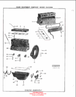 Clark Clarklift CY40 Forklift Parts Manual (X28A)