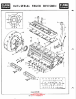 Clark Clarklift Model CY200B Forklift Parts Manual (GX78B3)
