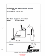 Clark CTT7 Service and Parts Manual (CTT7_SPM-641)
