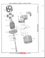 Clark Electric Clarklift 30 and 40 Forklift Parts Manual (X9A)