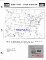 Clark Clarklift CY350B thru CY500B D Forklift Parts Manual (83BD)
