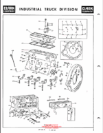 Clark Clarklift CFY40B Forklift Parts Manual (GX108A1)