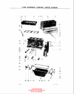 Clark Clarklift CY20 Forklift Parts Manual (X26A)