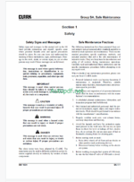 Clark GTS20, GTS25, GTS30, GTS33 L PSI4G64 Forklift Service Manual (SM1024)