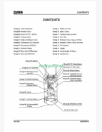Clark GTS20, GTS25, GTS30, GTS33D Isuzu Engine Forklift Service Manual (SM1031)