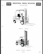 Clark C500-100, C500-120 D, C500-Y100, C500-Y150 D Forklift Operators Manual (O-299)Clark C500-100, C500-120 D, C500-Y100, C500-Y150 D Forklift Operators Manual (O-299)