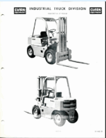 Clark CFY40B, CFYR50B, CFY50B Forklift Operators Manual (O-125)