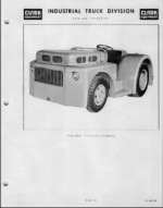Clark Clarktor 120, 120B Forklift Operators Manual (O-175)