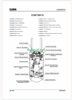 Clark S20, S25, S30, S35 D Yanmar Engine Truck Forklift Service Manual (SM1082)