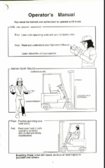 Clark ECS17 thru 30 Forklift Operators Manual (OM-548)