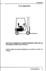 Clark ECS 17 thru 30 Forklift Operators Manual (OM-608)