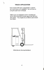 Clark ESM12, ESM25 Forklift Operators Manual (OM-556)