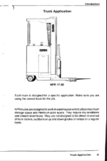 Clark NPR17, NPR20 Forklift Operators Manual (OM-587)