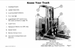 Clark NP300, NP500-NS300 Narrow Aisle Truck W-WO Reach Operators Manual (OI-374)