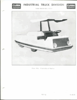 Clark O146 Towing Tractor Operators Manual (O-146) (1623351)