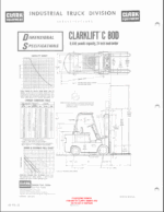 Clark Clarklift 60B Forklift Parts Manual (GX134B1)