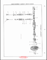 Clark Clarklift CY20B Forklift Parts Manual (X26B)