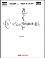Clark Clarklift 40B Forklift Parts Manual (GX10B1-3)