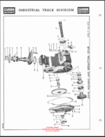 Clark Articulating Hi-Lift Pallet Parts Manual (X106A)
