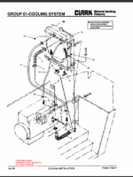 Clark C500 Y 800CH Container Handler Lift Truck Parts Manual (X176)