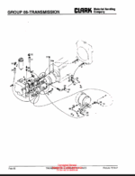 Clark C500 Y 950CH COntainer Handler Lift Truck Parts Manual (X179)