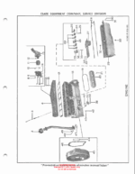 Clark Clarklift Model CY150 Forklift Parts Manual (X57A)