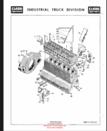 Clark Model MR100 Military Rough Terrain Parts Manual (G82A4)