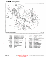 Clark GTDT 25-50 Towing Tractor Parts Manual (X167)
