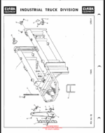 Clark Series 510 Van Carrier Parts Manual (X139)