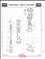 Clark Series 512 Van Carrier Parts Manual (X141C)