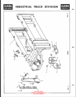 Clark Series 512 Van Carrier Parts Manual (X141D)