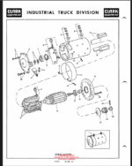 Clark ST25 Forklift Parts Manual (GX136A)