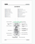 Clark S40s, S40, S45s, S45 D and S50s, S50, S55, S60 D Kubota Diesel Tier 2 Engine Truck Forklift Service Manual (SM1188)