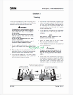 Clark C40, C45, C50s, c55s L PSI 4X Engine Truck Forklift Service Manual (SM1056)