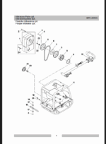 Wacker Neuson BPU 2950A Reversible Plates Parts Manual