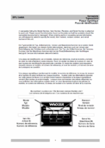 Wacker Neuson BPU 2440A Reversible Plates Parts Manual