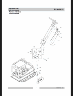 Wacker Neuson BPU 4045A US Reversible Plates Parts Manual
