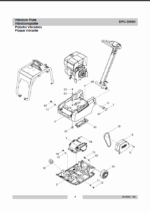 Wacker Neuson DPU 3050H Reversible Plates Parts Manual