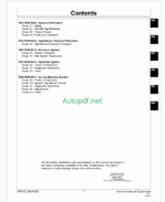 John Deere EX330LC-5 and EX370-5 Forester Technical Manual Supplement (TM1912)
