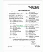 John Deere 8450 8650 and 8850 Tractor Technical Manual