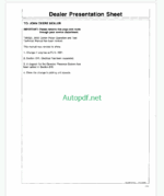 John Deere 9960 Cotton Picker Operation and Tests Technical Manual (TM1521)