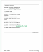 John Deere Farm Loaders Technical Manual (TM1298)