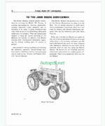 John Deere Model M Tractors Service Manual (SM2001)