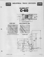 Clark C60 Forklift Operator and Maintenance Manual (O-226)