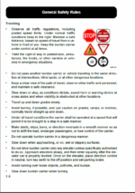 Clark CBX, TRX, FBX Electric Burden Carrier Operators Manual (UM-744)
