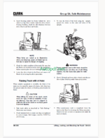 Clark C15, C17, C20s L and C15, C17, C20sC L PSI 4G63 Engine Forklift Service Manual (SM995)