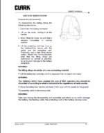 Clark Clarktor CTE7, CTE12, CTE20 Forklift Operators Manual (OI-797)