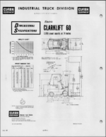 Clark EC(SG)50, 60, 70 Forklift Operators Manual (O-218)