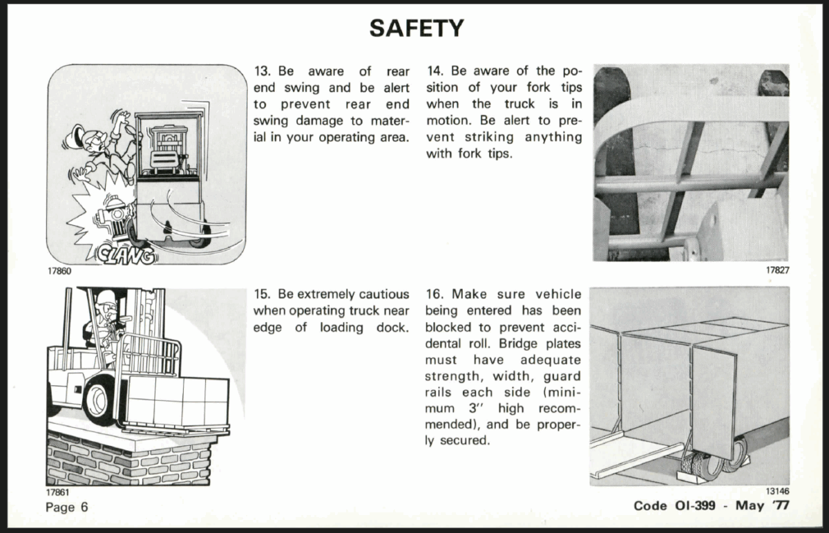 Clark EC500Y60, EC500Y70 72 Volt Yardlift Operators Manual (OI-399)